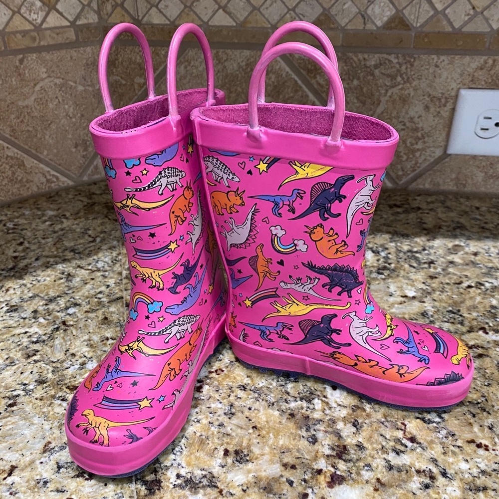 Dinosaur Rainboots